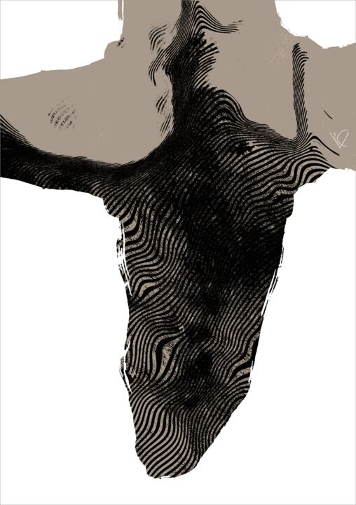 Digitale Kunst getiteld "Chochota Encore" door Le Voyeur Calligraphe, Origineel Kunstwerk, 2D Digital Work