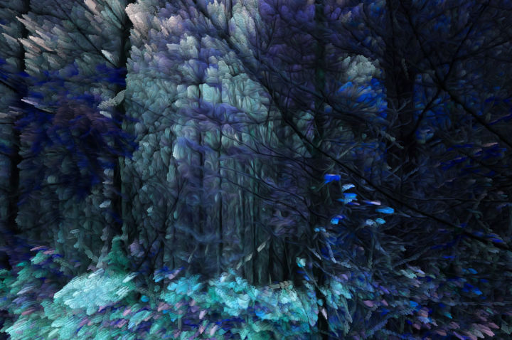 Arts numériques intitulée "#shadows" par Léa Helft, Œuvre d'art originale, Peinture numérique