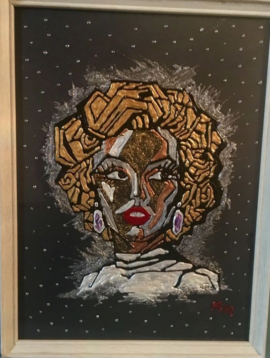 Painting titled "Marilyn Monroe.jpeg" by Lead In Art, Original Artwork, Other