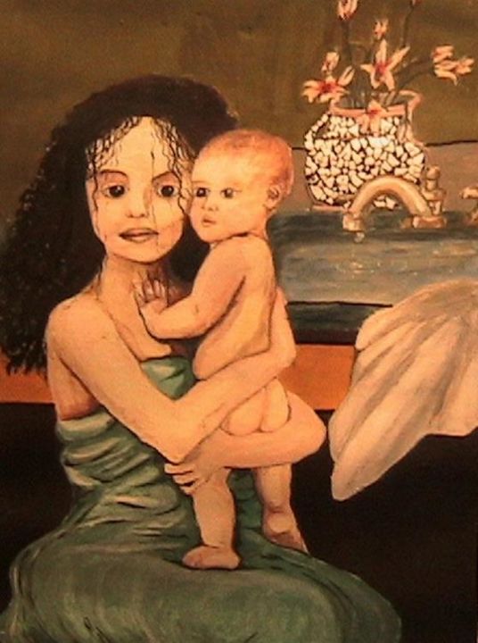 Painting titled "mother.jpg" by Leah Penner, Original Artwork