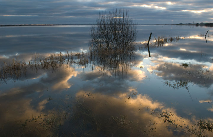 Fotografie getiteld "Marais Blanc-2199r.…" door Robert Lebarbier, Origineel Kunstwerk