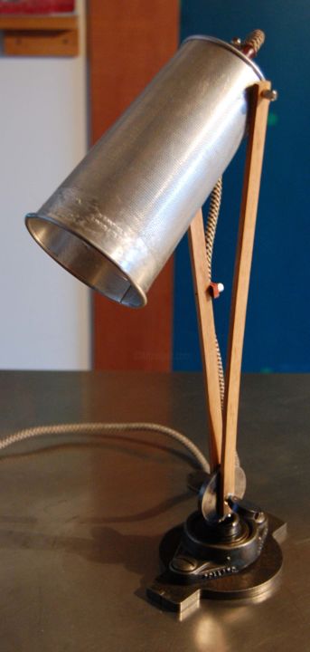 Design intitulée "lampe-yo-spiromix-2…" par François Lebot, Œuvre d'art originale, Luminaire