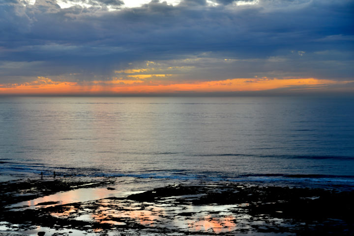 Photographie intitulée "coucher de soleil p…" par Maryse Ledoux, Œuvre d'art originale, Photographie numérique