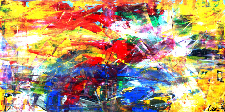 Malerei mit dem Titel "abstrakte Malerei K…" von Lee Eggstein, Original-Kunstwerk, Acryl