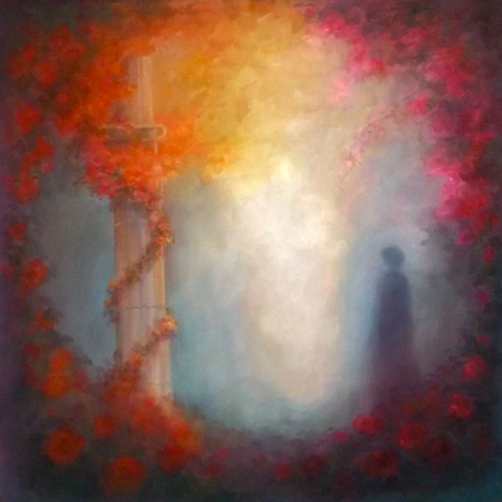 Painting titled "Portal" by Lee Campbell, Original Artwork, Oil