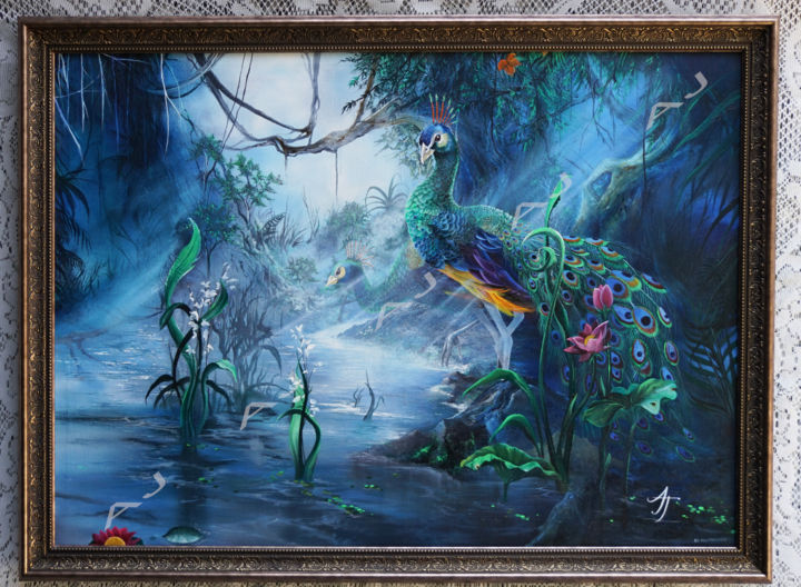 Pintura titulada "Serenity" por Abram Tylor, Obra de arte original, Oleo