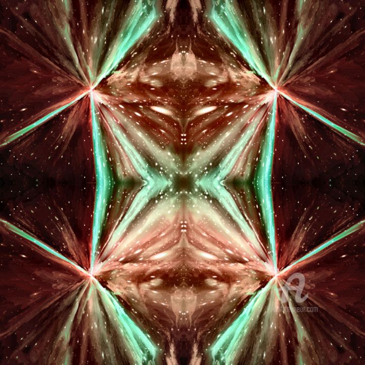 Digital Arts titled "Nebula V" by Leendert Hendrik, Original Artwork