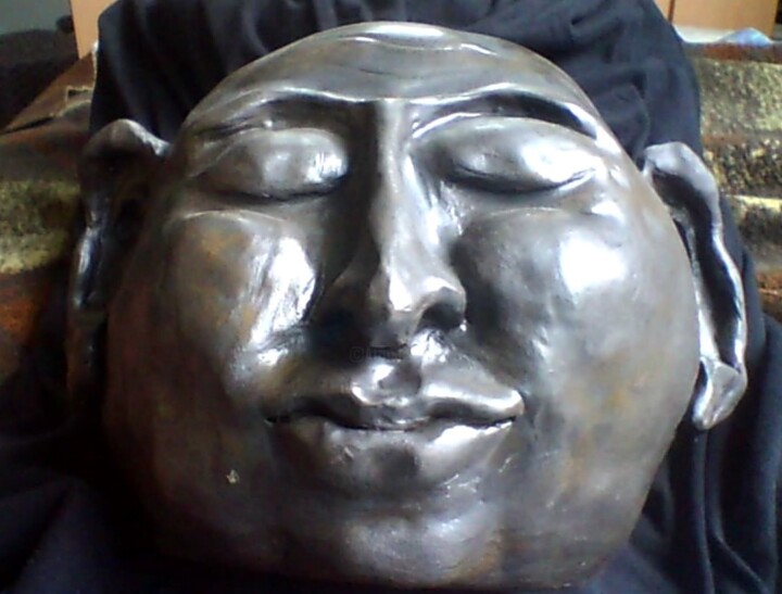 Sculpture intitulée "meditation" par Desire Lefebvre, Œuvre d'art originale, Argile
