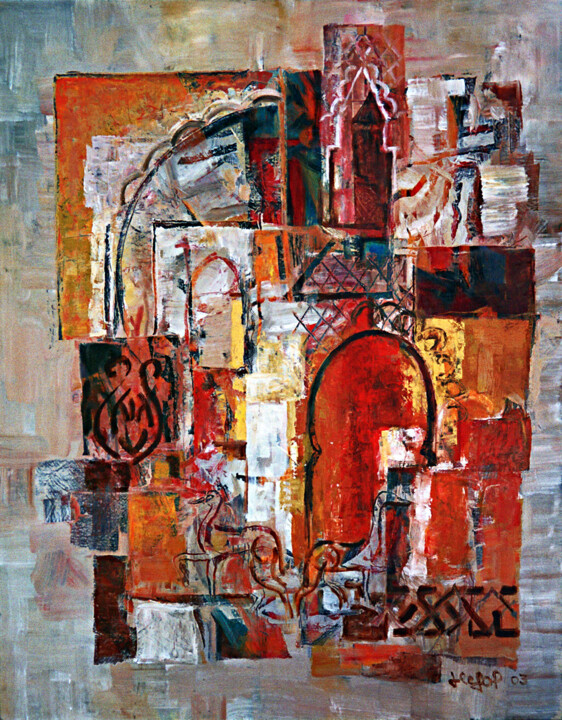 Painting titled "Alhambra" by Lefolhub, Original Artwork