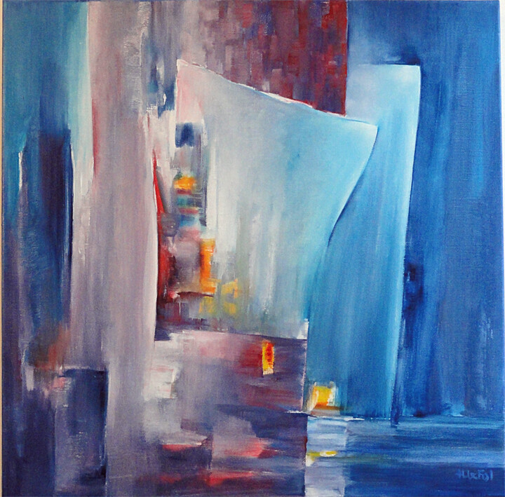 Pittura intitolato "TRANSPARENCE" da Lefolhub, Opera d'arte originale, Olio