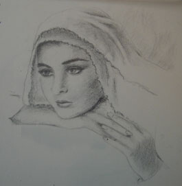 Disegno intitolato "DSC0617800.jpg" da Leila Ameddah, Opera d'arte originale