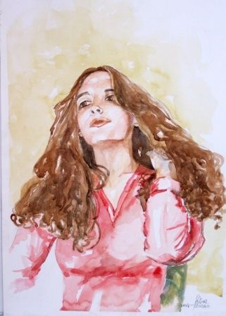 Painting titled "Mujeres de Rojo 5" by Lélica Troncoso, Original Artwork