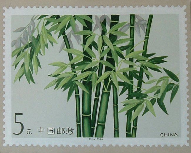绘画 标题为“Timbre chinois” 由Françoise Le Mée, 原创艺术品