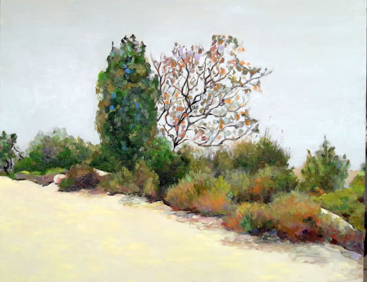 Painting titled "jerusalem-forest.jpg" by Lubalem, Original Artwork, Oil