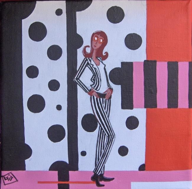 Painting titled "jeanne N°18" by Lydi, Original Artwork