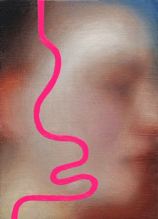 Painting titled "Illusion#11" by Lena Krashevka, Original Art, Oil