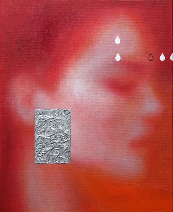 Painting titled "Illusion#18" by Lena Krashevka, Original Artwork, Oil