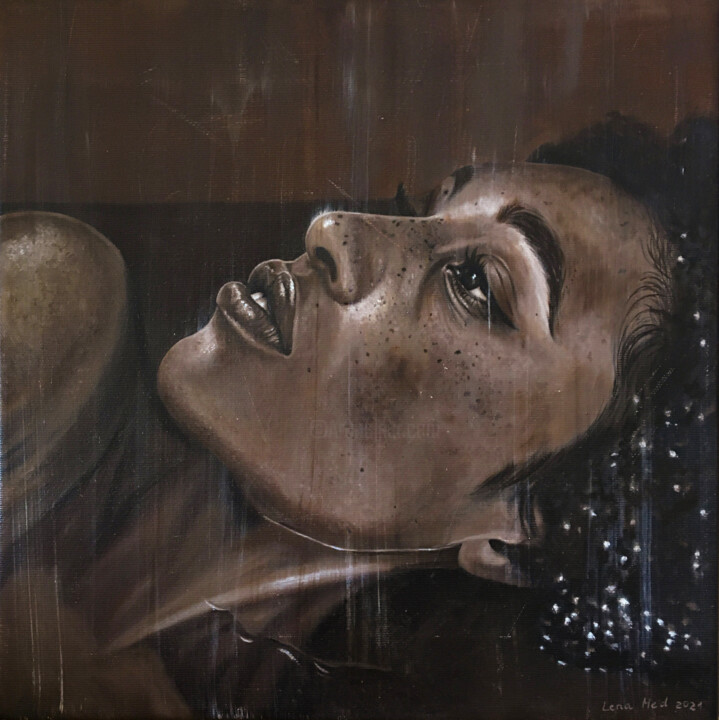 Peinture intitulée "Immersion" par Lena Med, Œuvre d'art originale, Huile