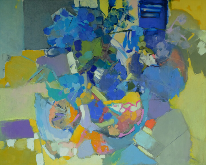 Картина под названием "Garden" - Еlena Shraibman, Подлинное произведение искусства, Масло Установлен на Деревянная рама для…