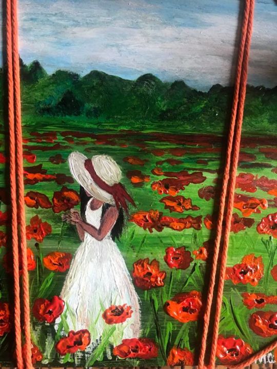 Peinture intitulée "Pureté au champs de…" par Catherine Mondésir (KALIZ'ART), Œuvre d'art originale, Acrylique