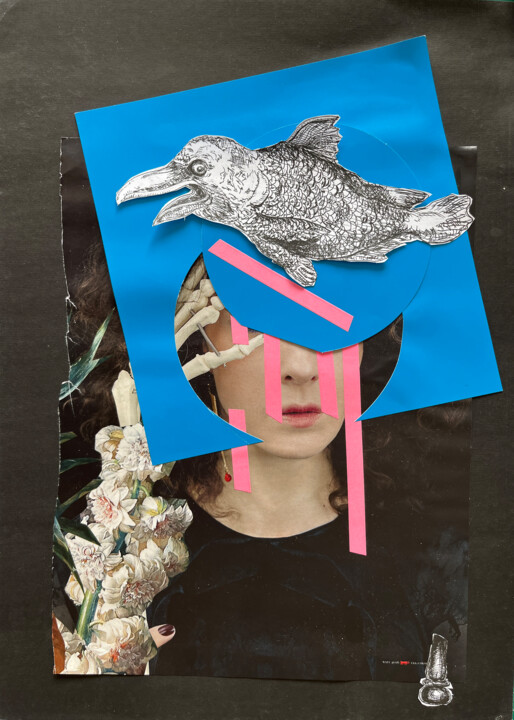 Collages getiteld "d39* / Where Is My…" door Leni Smoragdova, Origineel Kunstwerk, Collages