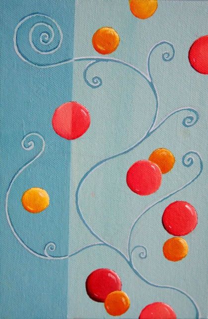 Painting titled "Smoothie" by °° Lenore °°, Original Art,