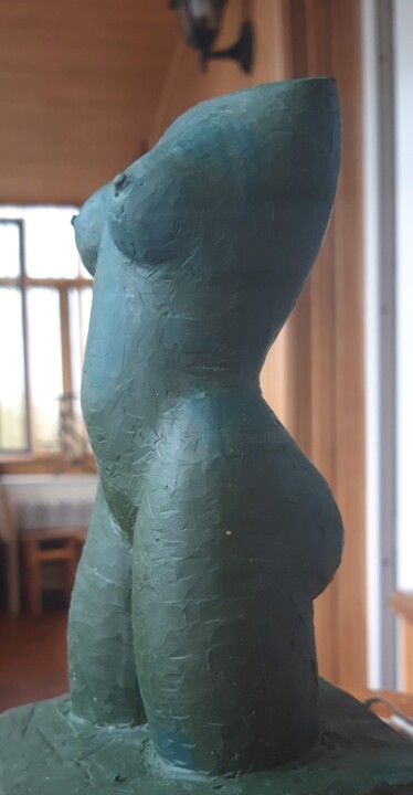 Sculpture titled "торс" by Leo Adam (Leonid Shatsylo), Original Artwork, Plastic