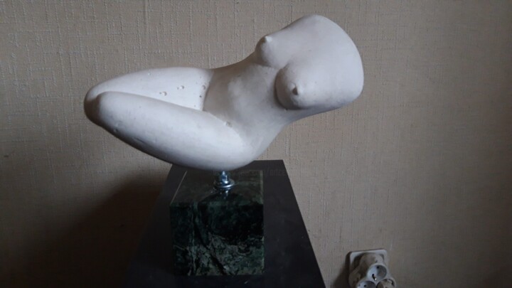 Escultura intitulada "torse" por Leo Adam (Leonid Shatsylo), Obras de arte originais, Gesso