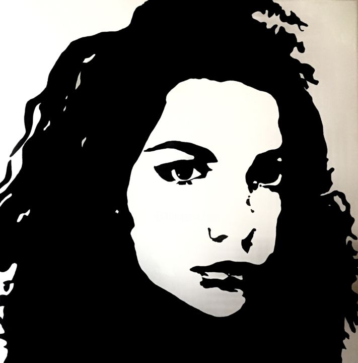 Peinture intitulée "charlotte" par Gimutus, Œuvre d'art originale, Acrylique