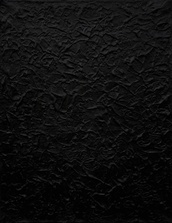 Ζωγραφική με τίτλο "Monochrome Black Pa…" από Leon Grossmann, Αυθεντικά έργα τέχνης, Ακρυλικό