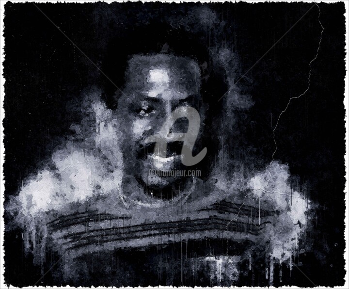 Digitale Kunst getiteld "Ike Turner 001" door Leonardo Lillian, Origineel Kunstwerk, Digitaal Schilderwerk