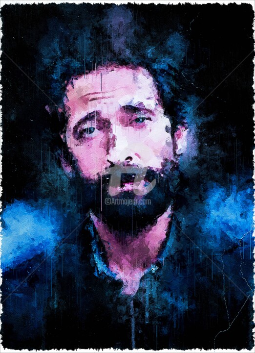 Digital Arts titled "Adrien Brody 01" by Leonardo Lillian, Original Artwork, Digital Painting