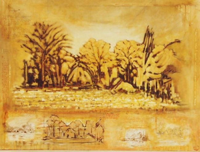 Malerei mit dem Titel "En torno al Lago Bu…" von Cravero, Original-Kunstwerk, Andere