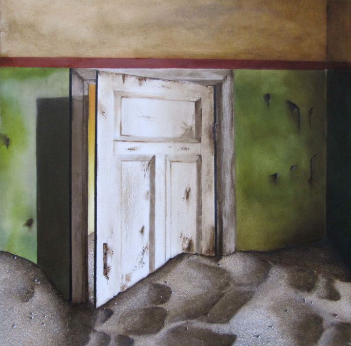 Malerei mit dem Titel "" The Walls in Our…" von Leonardo Quintela, Original-Kunstwerk, Öl