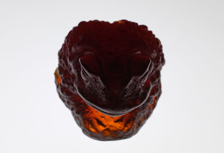 Sculpture titled "Waiting" by Leonard Radu Chioveanu, Original Art, Glass