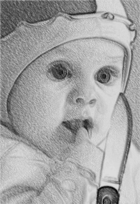 Digital Arts titled "A_baby_with_a_knife…" by Leonard Zinovyev, Original Artwork, Digital Painting
