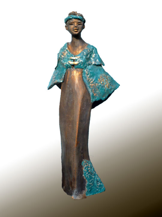 Sculpture intitulée "KIANGA" par Léone Digraci, Œuvre d'art originale