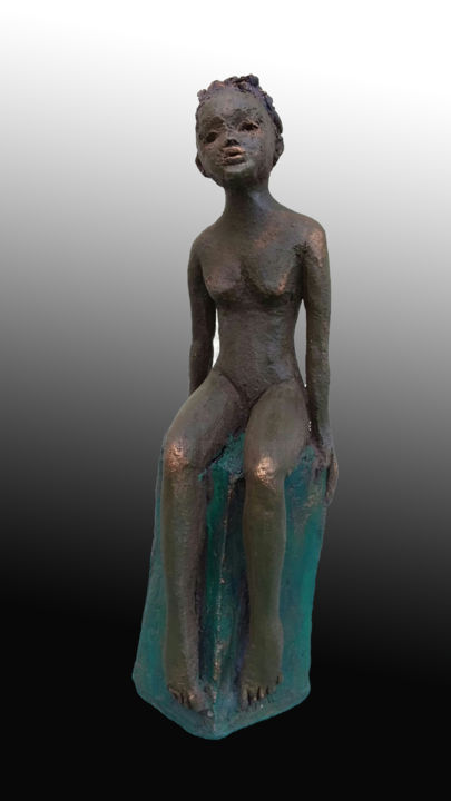 Sculpture intitulée "INA" par Léone Digraci, Œuvre d'art originale, Céramique