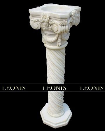 Sculpture intitulée "Colonne marbre atel…" par Sculpture Marbre, Œuvre d'art originale