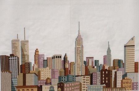 Ζωγραφική με τίτλο "New York New York" από Leorie, Αυθεντικά έργα τέχνης