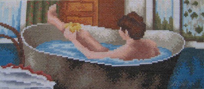 "Bathing" başlıklı Artcraft Leorie tarafından, Orijinal sanat