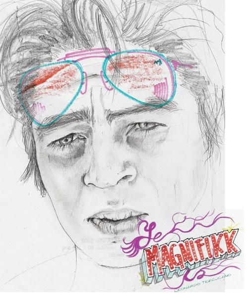 Картина под названием "Benicio " le magnif…" - Leo Tezcucano, Подлинное произведение искусства