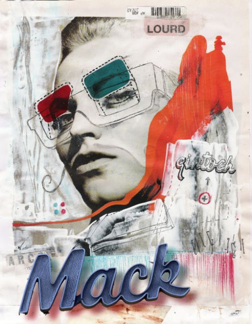 Цифровое искусство под названием "MACK-INTOCH Leonard…" - Leo Tezcucano, Подлинное произведение искусства
