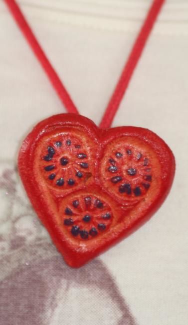 pendentif coeur - Painting ©2010 by la potinière de Flo -