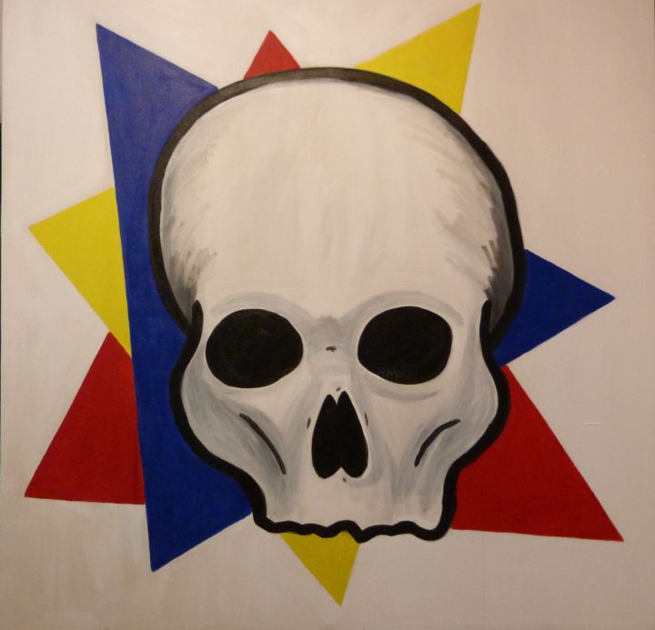 Peinture intitulée "Memento Mori 3" par Séréna Lépiller, Œuvre d'art originale, Acrylique