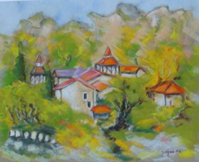 "Paysage lotois" başlıklı Tablo Maryvonne Lepinoy (MARLEN) tarafından, Orijinal sanat