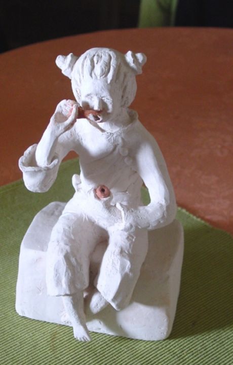 Sculpture titled "On fait des bulles" by Maryvonne Lepinoy (MARLEN), Original Artwork, Ceramics