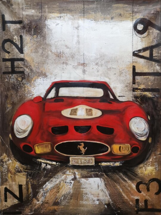 Peinture intitulée "Car 301D" par Lermay Chang, Œuvre d'art originale, Acrylique