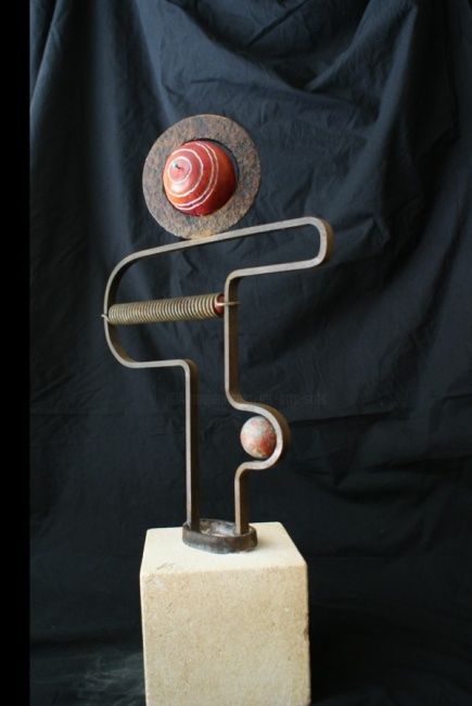 Sculpture titled ""Cible"" by Kim.B, Original Artwork