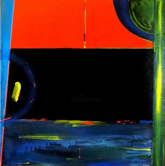 Peinture intitulée "Horizon" par Joel Jambou, Œuvre d'art originale, Huile